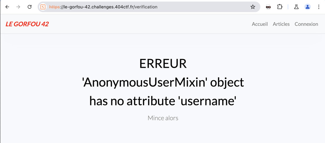2FA Verification page error